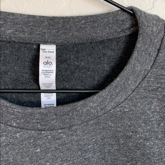 Cropped ALO sweatshirt - Picture 3 of 4